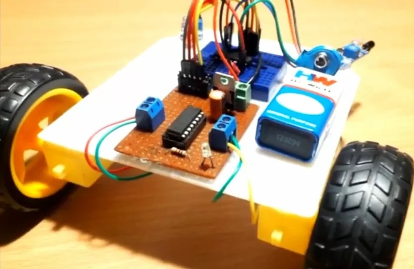 obstacle avoiding robot without arduino